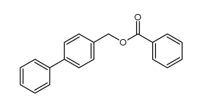 [1,1′-Biphenyl]-4-methanol, 4-benzoate 结构式