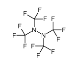 Hydrazine, 1,1,2,2-tetrakis(trifluoromethyl)- 结构式