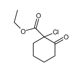 1-氯-2-氧代环己烷羧酸乙酯 结构式