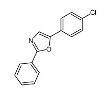 5-(4-氯苯基)-2-苯基恶唑 结构式