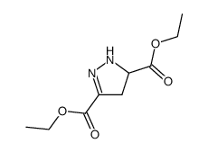 4,5-二氢-1H-吡唑-3,5-二羧酸二乙酯 结构式