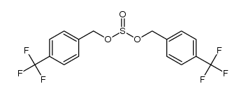 4-(三氟甲基)苯甲醇亚硫酸二酯 结构式
