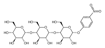 4-硝基苯基-β-麦芽三糖苷 结构式