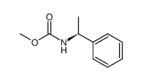 Carbamic acid, N-[(1S)-1-phenylethyl]-, methyl ester 结构式