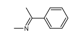 Methanamine, N-(1-phenylethylidene)-, [N(E)]- 结构式