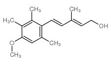 5-(4-甲氧基-2,3,6-三甲基苯基)-3-甲基-2,4-戊二烯-1-醇 结构式