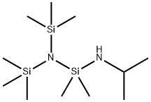 1,1-二甲基-N'-(1-甲基乙基)-N,N-双(三甲基硅基)硅二胺 结构式