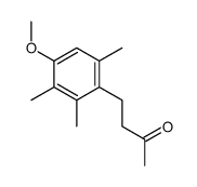 4-(4-甲氧基-2,3,6-三甲基苯基)-2-丁酮 结构式