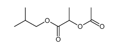 Propanoic acid, 2-(acetyloxy)-, 2-methylpropyl ester 结构式