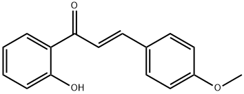 (E)-3-(2-羟基-4-甲氧基苯基)-1-苯基丙-2-烯-1-酮 结构式