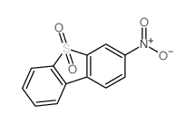 3-硝基二苯并噻吩-5,5-二氧化物 结构式