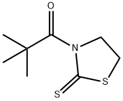 3-新戊酰噻唑烷-2-硫酮 结构式
