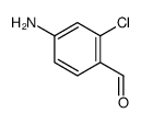 4-氨基-2-氯苯甲醛 结构式