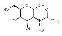 N-乙酰基-D-甘露糖胺一水合物 结构式