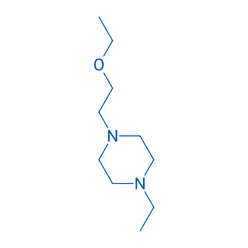 Piperazine, 1-(2-ethoxyethyl)-4-ethyl- (9CI) 结构式