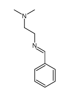 N'-苯亚甲基-N,N-二甲基乙二胺 结构式