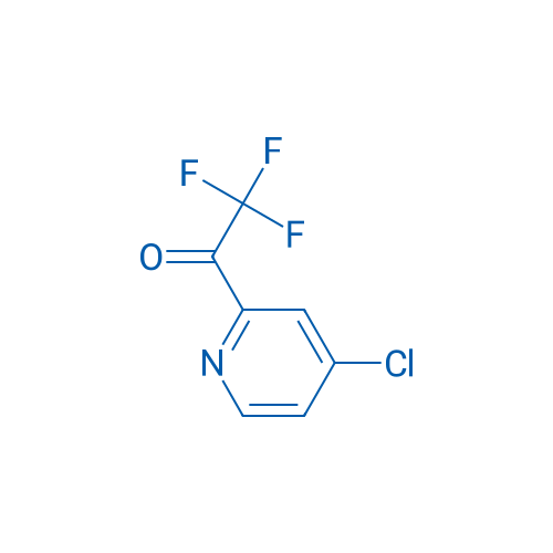1-(4-氯吡啶-2-基)-2,2,2-三氟乙酮 结构式