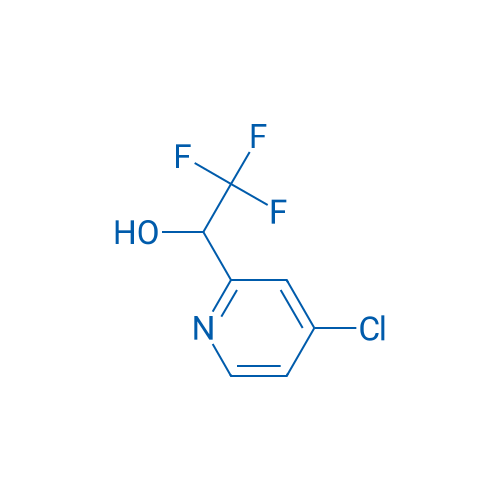 1-(4-氯吡啶-2-基)-2,2,2-三氟乙醇 结构式