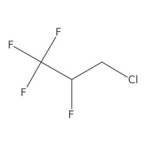 3-氯-1,1,1,2-四氟丙烷 结构式