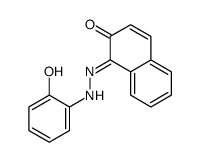 1-[(2-羟基苯基)偶氮]-2-萘酚 结构式