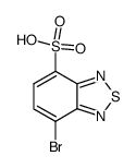 7-溴-2,1,3-苯并噻二唑-4-磺酸 结构式