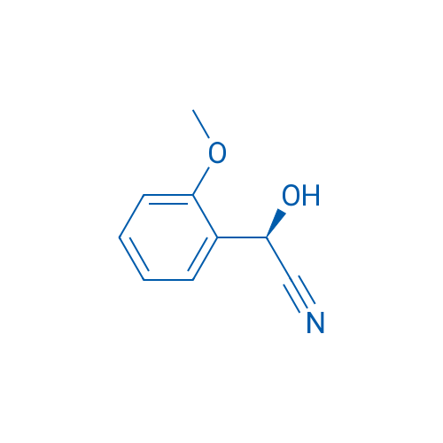 (R)-2-羟基-2-(2-甲氧基苯基)乙腈 结构式