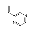 3-乙烯基-2,5-二甲基吡嗪 结构式