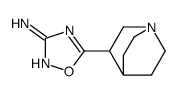 3-(3-amino-1,2,4-oxadiazole-5-yl)-quinuclidine 结构式