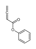 2,3-丁二烯酸苯酯 结构式