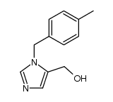 1-(4-甲基苄基)-1H-咪唑-5-甲醇 结构式