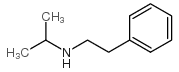 N-(2-苯乙基)丙-2-胺盐酸盐 结构式