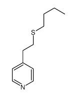 4-[2-(丁硫基)乙基]吡啶 结构式