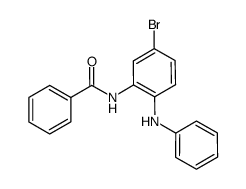 N-[5-溴-2-(苯氨基)苯基]苯甲酰胺 结构式