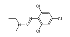 1-Triazene, 3,3-diethyl-1-(2,4,6-trichlorophenyl)- 结构式