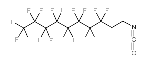 3,3,4,4,5,5,6,6,7,7,8,8,9,9,10,10,10-十七氟癸基异氰酸酯 结构式