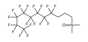4,4,5,5,6,6,7,7,8,8,9,9,10,10,11,11,11-十七氟-N,N-二甲基十一烷-1-胺氧化物 结构式