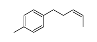 Benzene, 1-methyl-4-(3-pentenyl)- 结构式