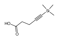 5-三甲基硅基-4-戊炔酸 结构式