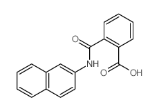 2-[(naphthalen-2-yl)carbamoyl]benzoic acid 结构式