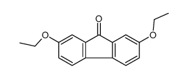 2,7-二乙氧基-9H-芴-9-酮 结构式