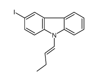 9H-Carbazole, 9-(1-buten-1-yl)-3-iodo- 结构式