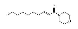 2-Decen-1-one, 1-(4-morpholinyl)-, (2E)- 结构式