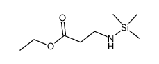N-(三甲基硅基)-β-丙氨酸乙酯 结构式