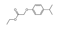 2-(4-异丙基苯氧基)乙酸乙酯 结构式