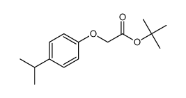 2-(4-异丙基苯氧基)乙酸叔丁酯 结构式