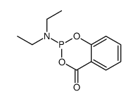 2-(二乙氨基)-4H-1,3,2-苯并二氧磷杂环己-4-酮 结构式