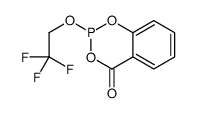 2-(2,2,2-三氟乙氧基)-4H-1,3,2-苯并二氧磷杂环己-4-酮 结构式
