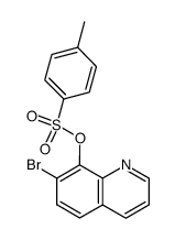 7-溴-8-喹啉基对甲苯磺酸酯 结构式
