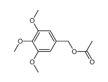 3,4,5-三甲氧基苯甲醇乙酸酯 结构式