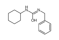 1-苄基-3-环己基脲 结构式